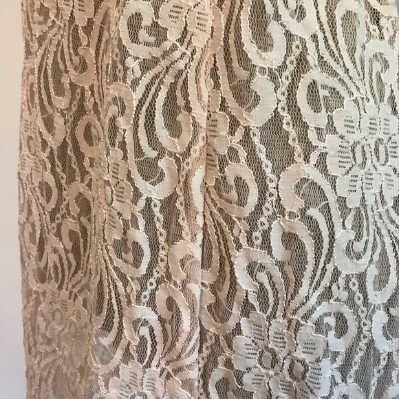 True Vintage Sheer Lace Dress S - Picture 4 of 8